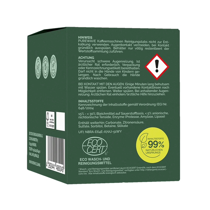 Kaffeemaschinen Reinigungstabs, 10 Stück*