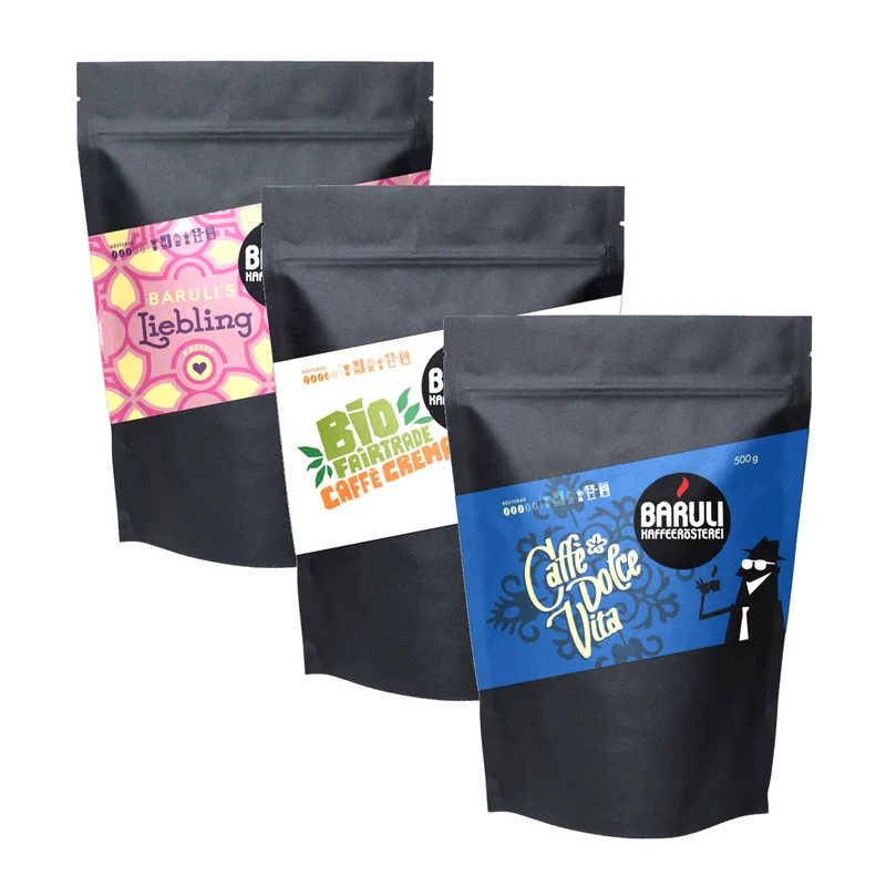 Baruli Vollautomaten Bundle - 3 x 250g Probierpaket