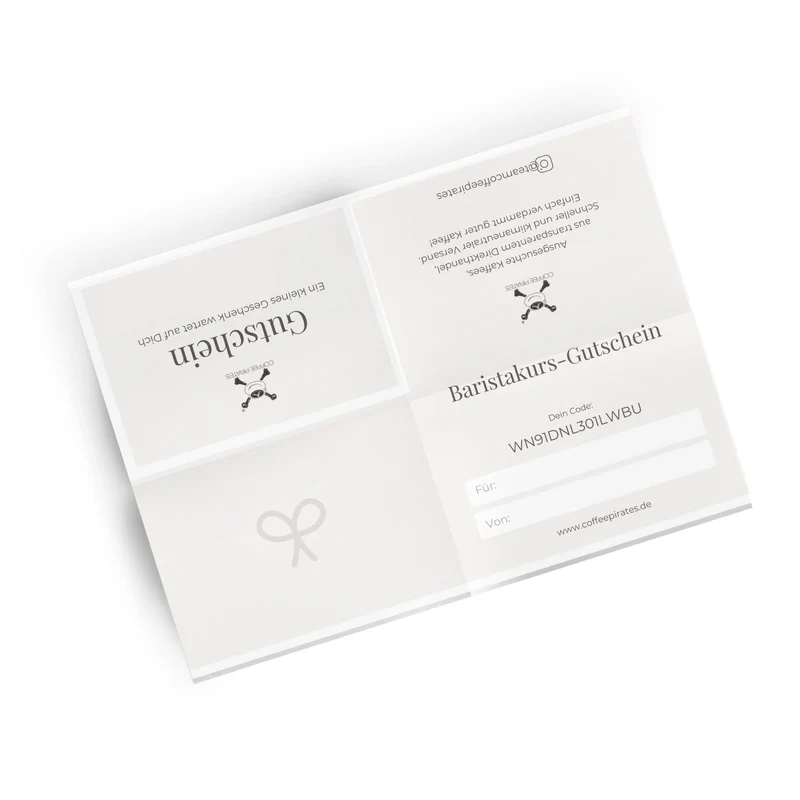 Baristakurs Wertgutschein – Coffee Pirates Essen