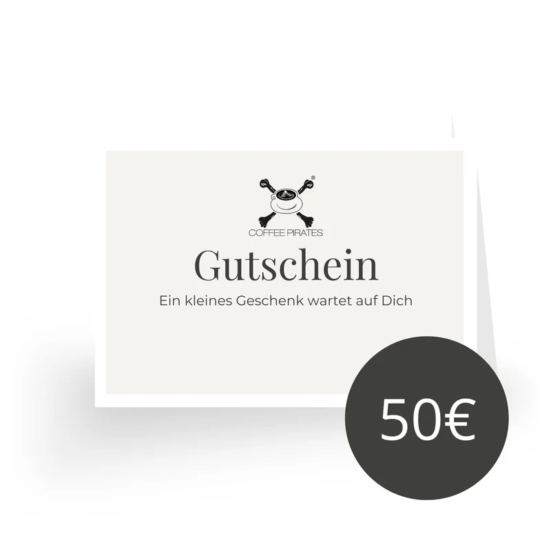 Coffee Pirates Geschenkgutschein 50 €