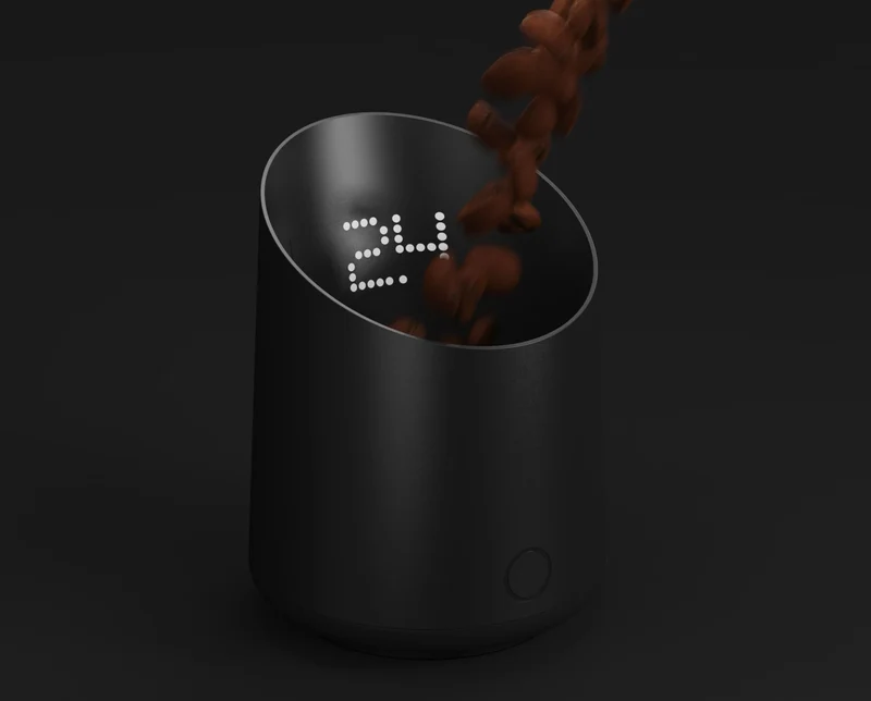 Subminimal Subscale: Digitaler Kaffee-Dosierbecher