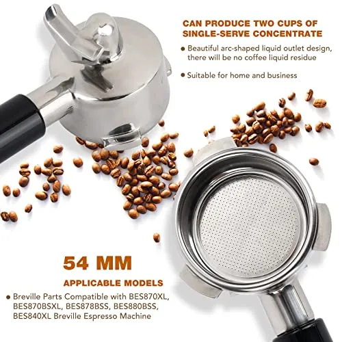 Breville Sage Standard Stainless Steel Portafilter Barista Express 54mm BES870XL