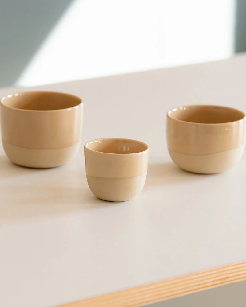 Espressotasse – Half Glazed