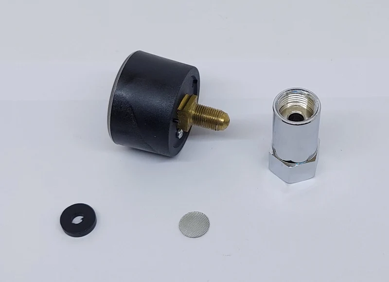 Portafilter Pressure Gauge Black Tester Kit ø 3/8,0÷16 Bar All Espresso Machines