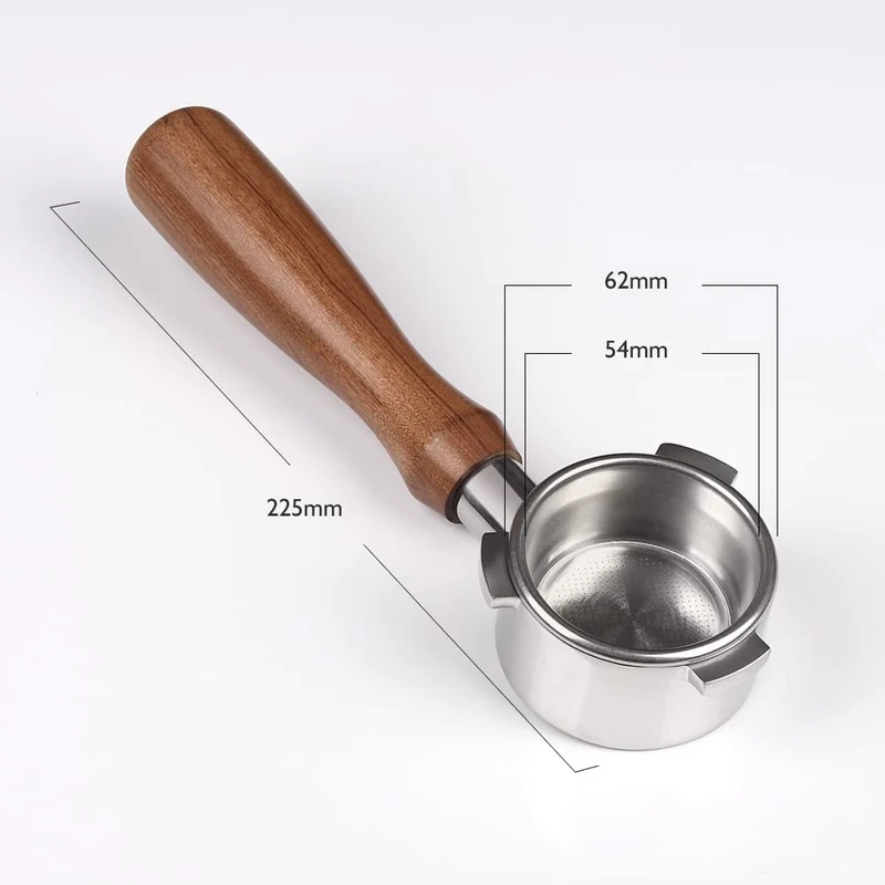 Breville Sage Bottomless Portafilter Barista Express 54mm Wooden Handle BES870