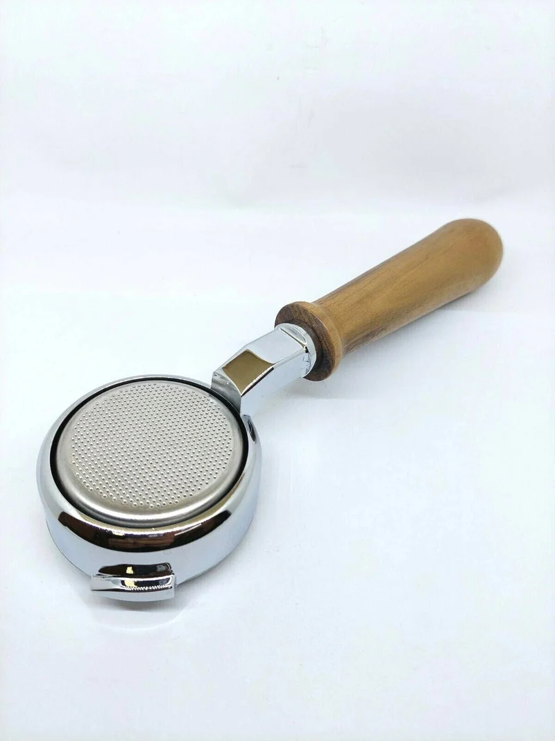 GAGGIA Classic Bottomless Portafilter Naked Walnut Handle 21g Basket Espresso
