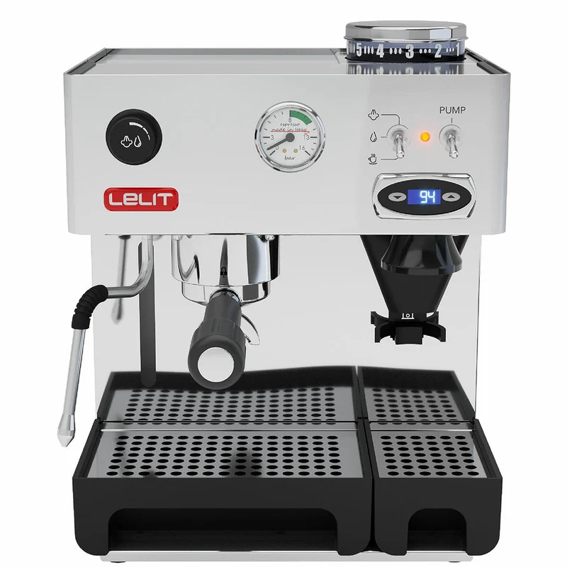 Lelit Anita PL042TEMD Espresso Machine With Integrated Coffee Grinder