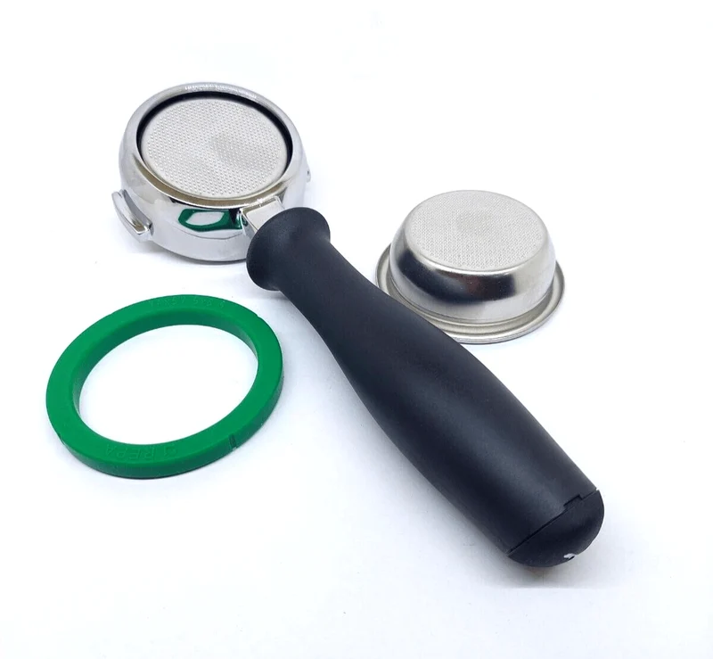 Rancilio Bottomless Portafilter Filter Holder Gasket 21g & 14g Filter Basket set