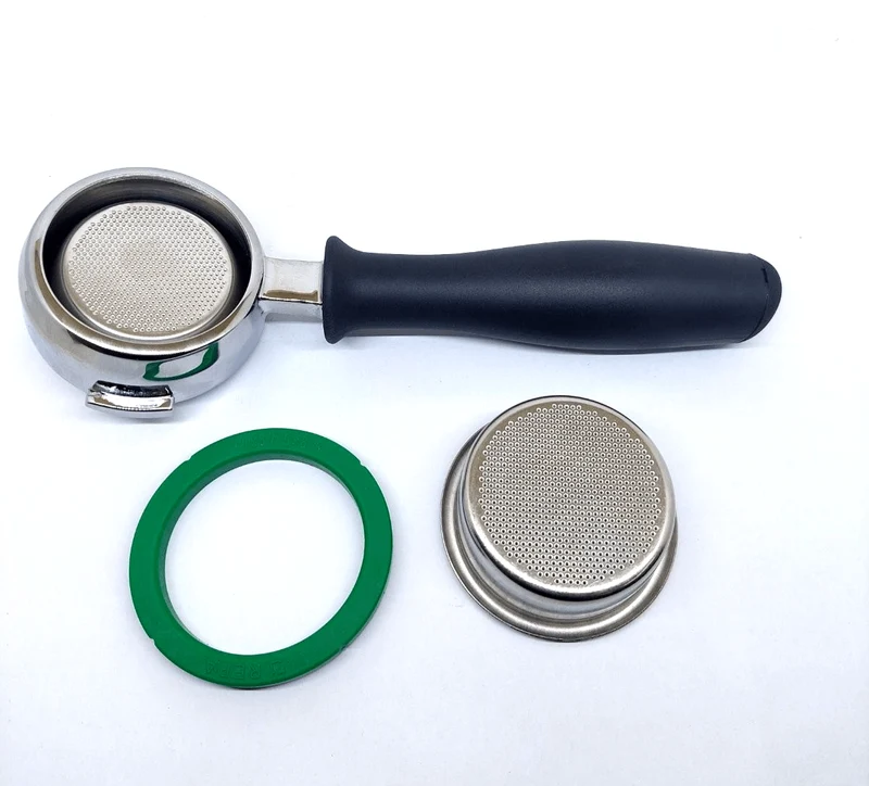 Rancilio Bottomless Portafilter Filter Holder Gasket 21g & 14g Filter Basket set