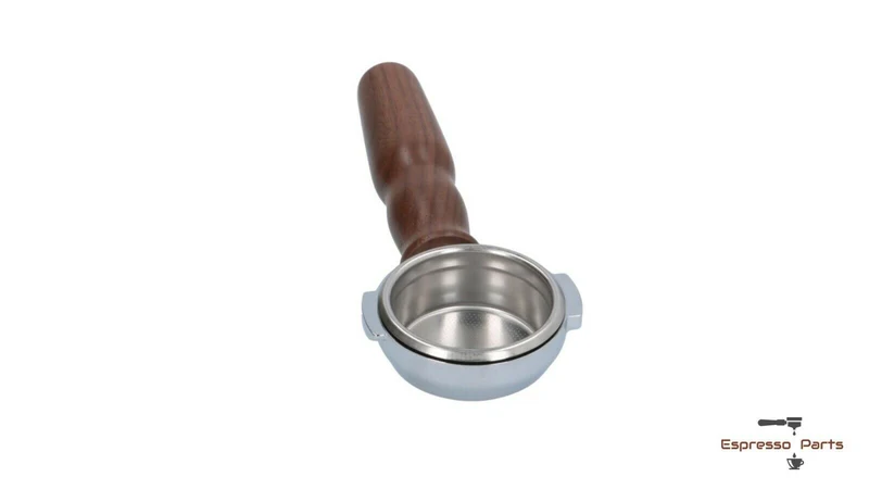 Expobar Bottomless Portafilter Filterholder Espresso Walnut Wood Handle 21g