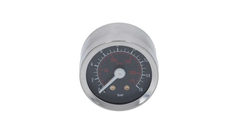 E61 Black Group Pressure Gauge for Espresso Machine - Faema Rocket ECM Expobar