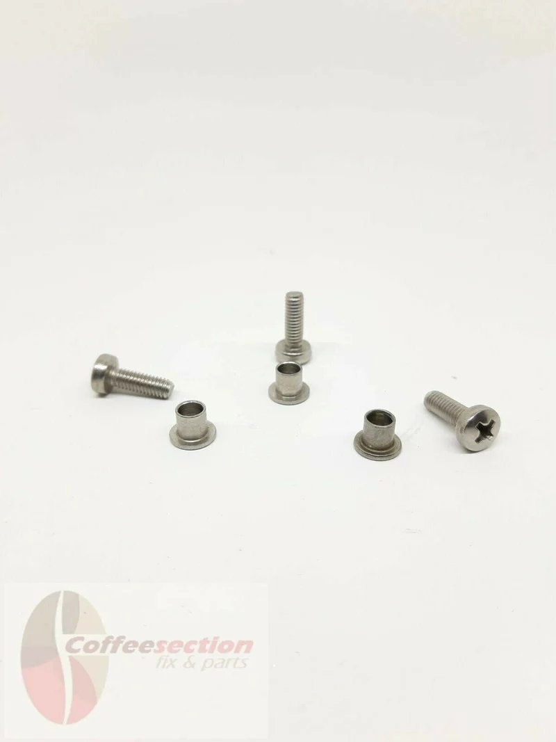 Saeco Parts Sin006 Pressurized Portafilter Set 3x ssrew and 3x Spacer 11022223
