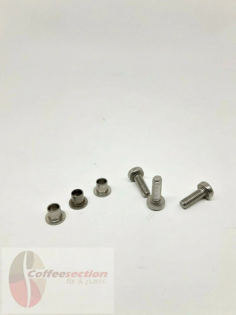 Saeco Parts Sin006 Pressurized Portafilter Set 3x ssrew and 3x Spacer 11022223