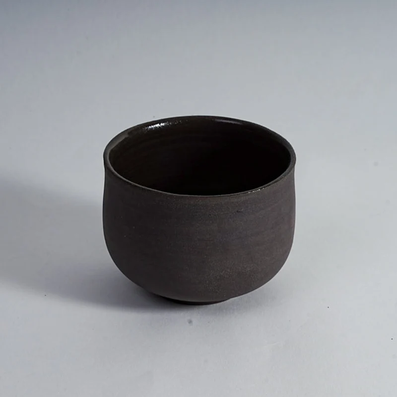 Ocha Teetasse grau/schwarz | Matcha Tasse