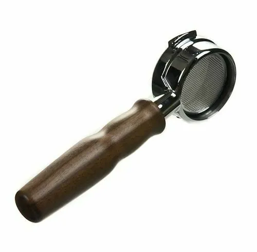 La Marzocco Bottomless Portafilter Inclined Walnut Wood Handle 21g Basket