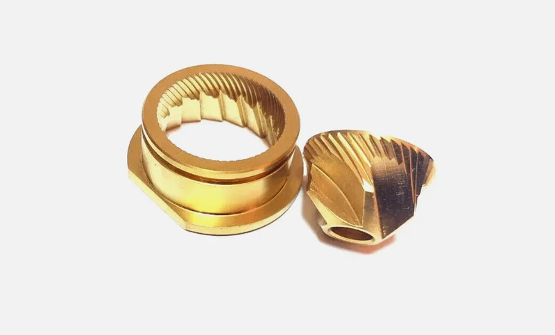 Jura Compatible Conical Grinder Burr Set Titanium for Aroma G2 G3 and HS-Plus