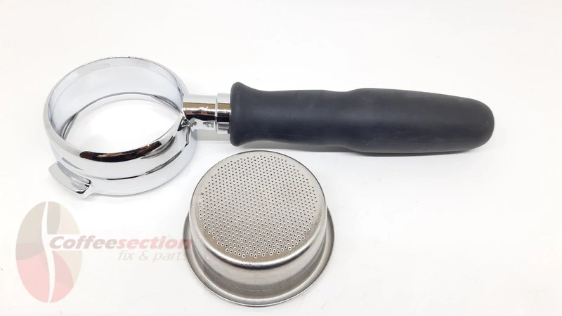 Bottomless Portafilter for La Marzocco Naked 21g Filterholder Black Handle L112