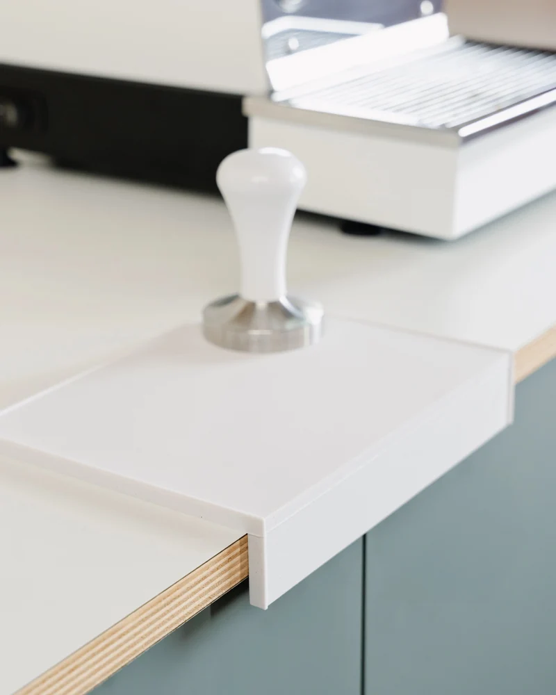 Tamping Matte mit Winkel