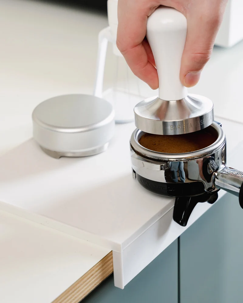 Tamping Matte mit Winkel
