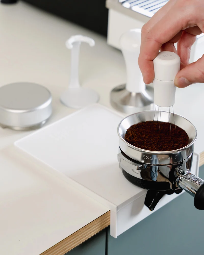Tamping Matte mit Winkel