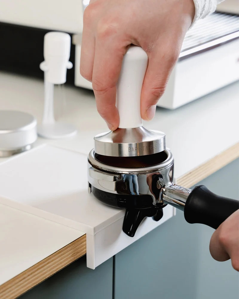 Tamping Matte mit Winkel