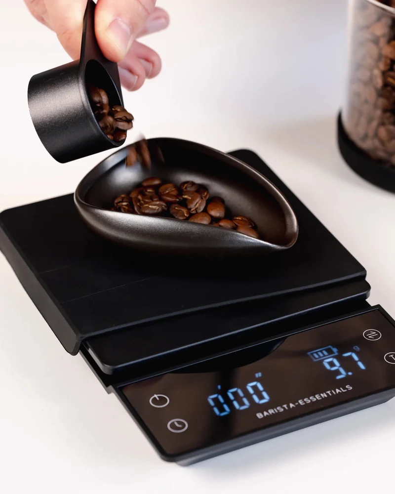 Espresso Waage mit Timer