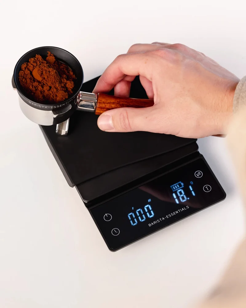 Espresso Waage mit Timer