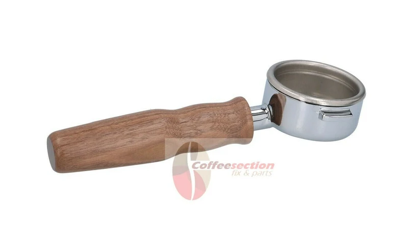 Bottomless Portafilter for La Cimbali - 21g Basket - Walnut Wood Handle Italy