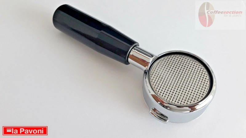 La Pavoni - Bottomless Portafilter Filter Holder 2cup, 54 mm - Millennium, Naked