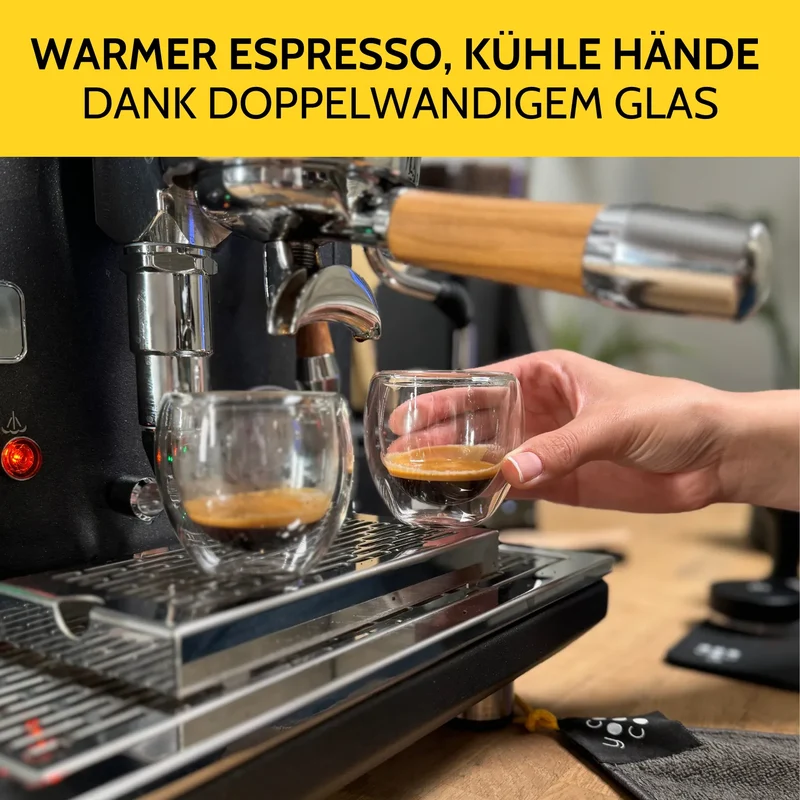 Kaffeegläser (doppelwandig im 2er Pack)