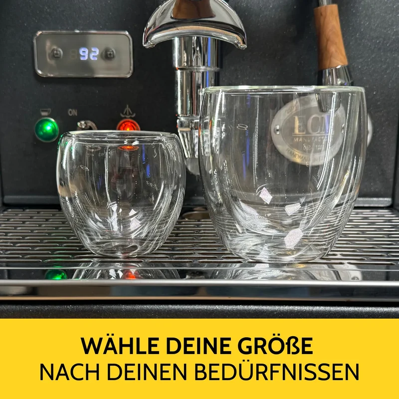 Kaffeegläser (doppelwandig im 2er Pack)