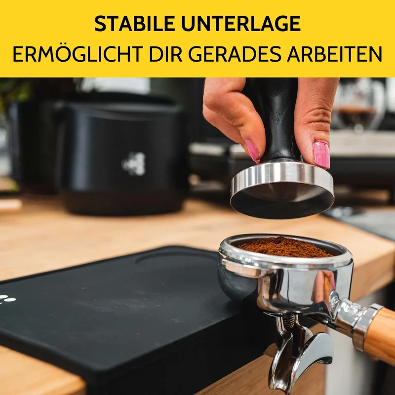 Tampermatte mit Kantenschutz