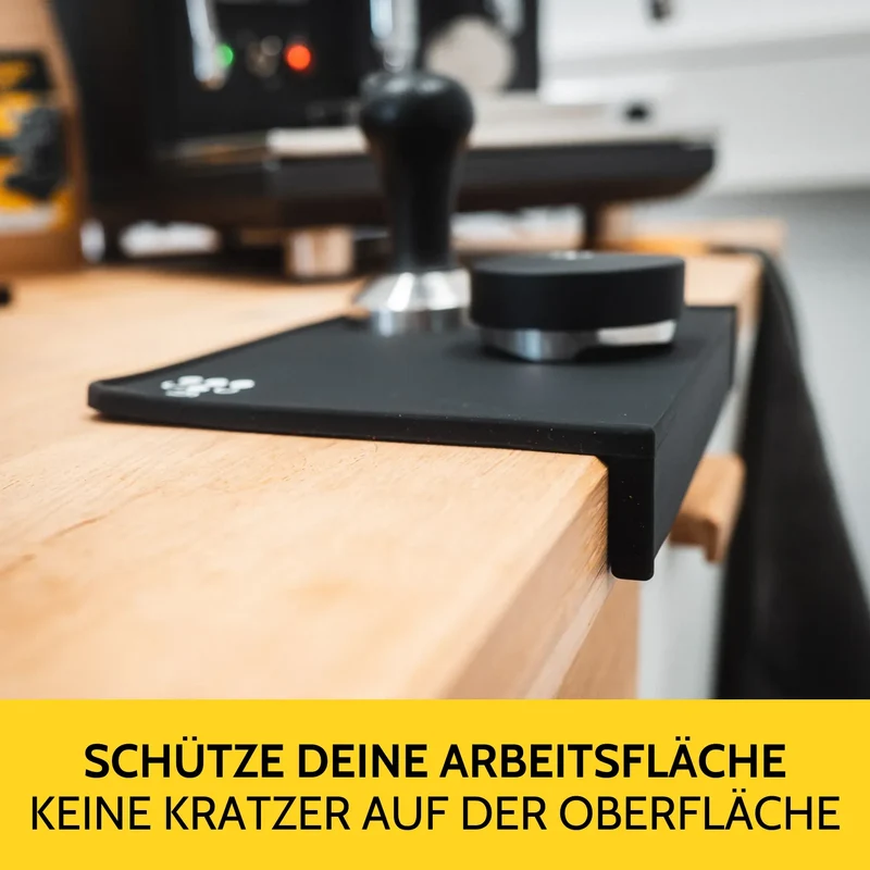 Tampermatte mit Kantenschutz