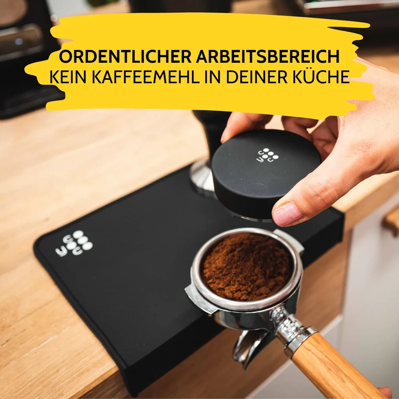 Tampermatte mit Kantenschutz