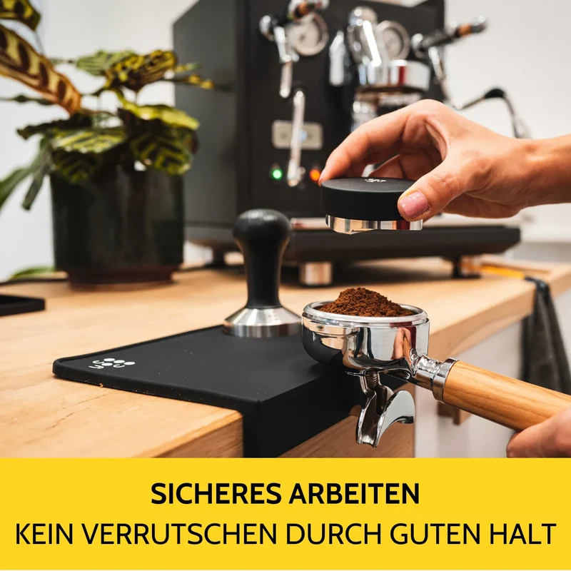 Tampermatte mit Kantenschutz