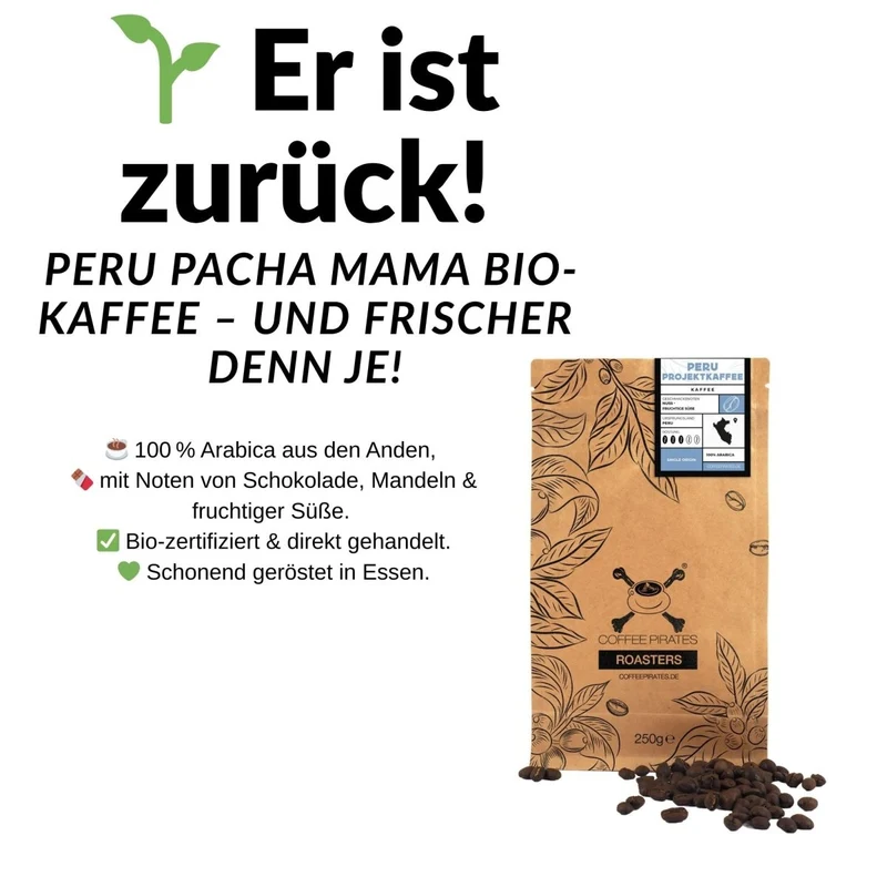 Peru Pacha Mama Kaffee – Bio Arabica aus dem Hochland von Chanchamayo