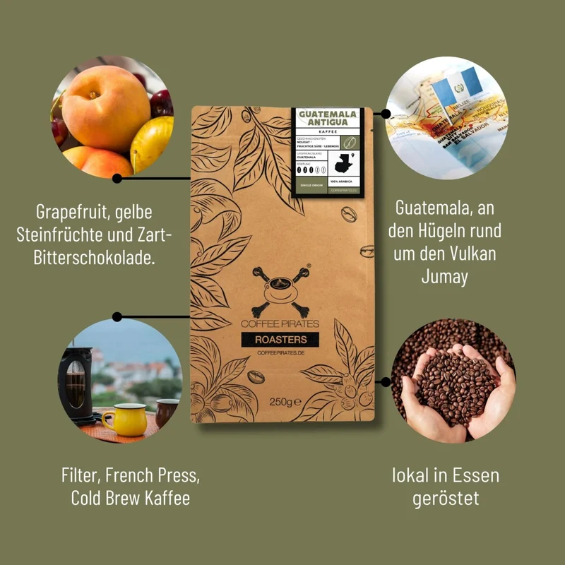 Guatemala Golden Flakes of Jumay – ausgewogener Kaffee für deinen Alltag