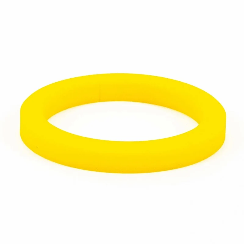 E61 Silicone Filterholder Gasket 73x57x8.5mm Yellow Coffee Faema Gaggia Vibiemme