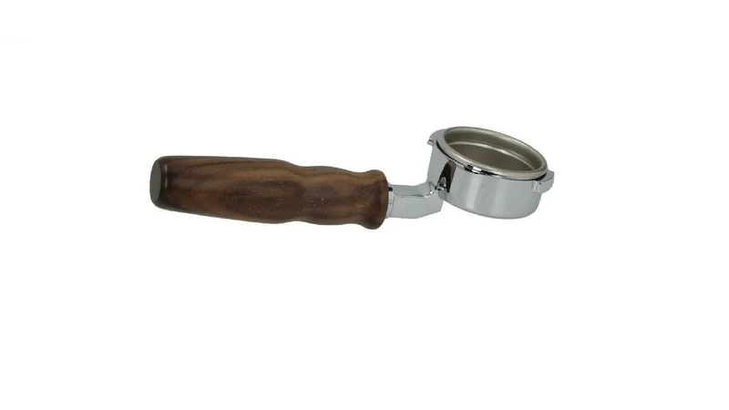Gaggia Bottomless Portafilter Walnut Wood Handle 58mm 21g Basket