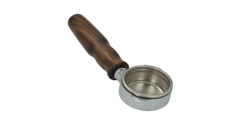 Gaggia Bottomless Portafilter Walnut Wood Handle 58mm 21g Basket