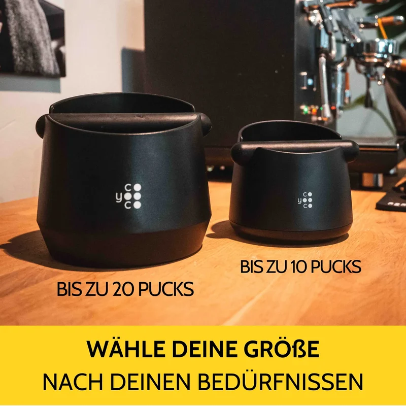 Abklopfbehälter für Siebträger (verschiedene Größen)
