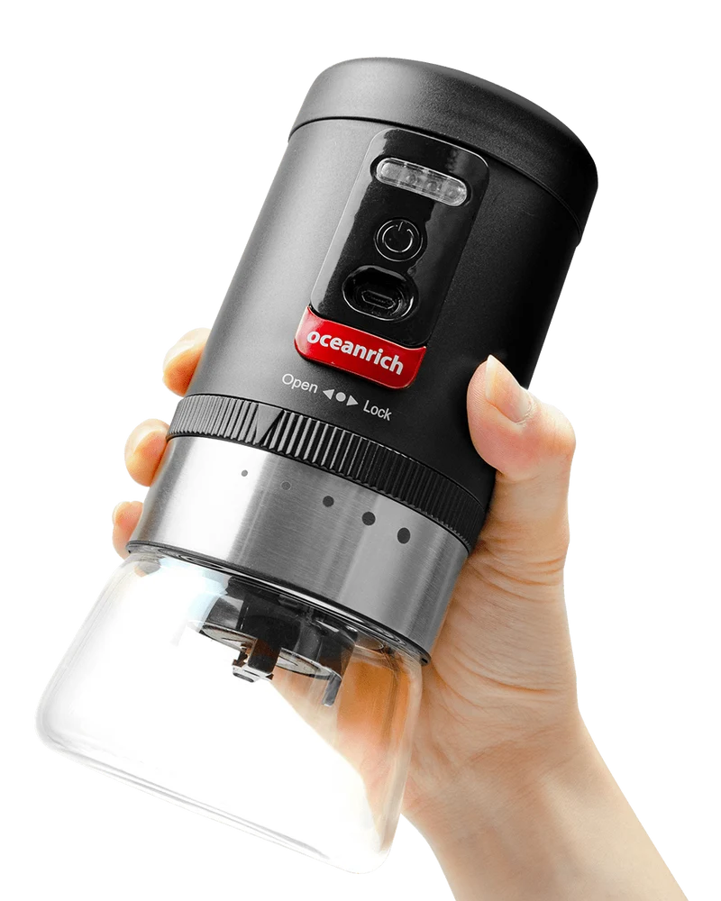 Oceanrich G1 Coffee Grinder Electric Portable Rechargeable Adjustable USB cable