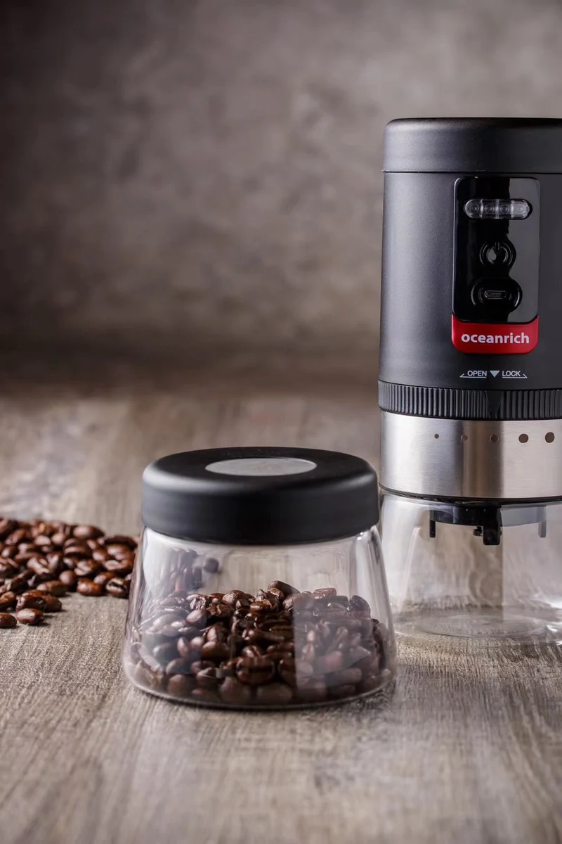 Oceanrich G1 Coffee Grinder Electric Portable Rechargeable Adjustable USB cable
