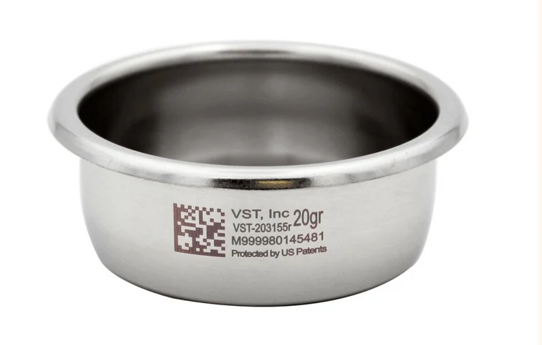 VST Precision Filter Basket 20g Ridged fit E61 Group, Breville, ECM VST203155
