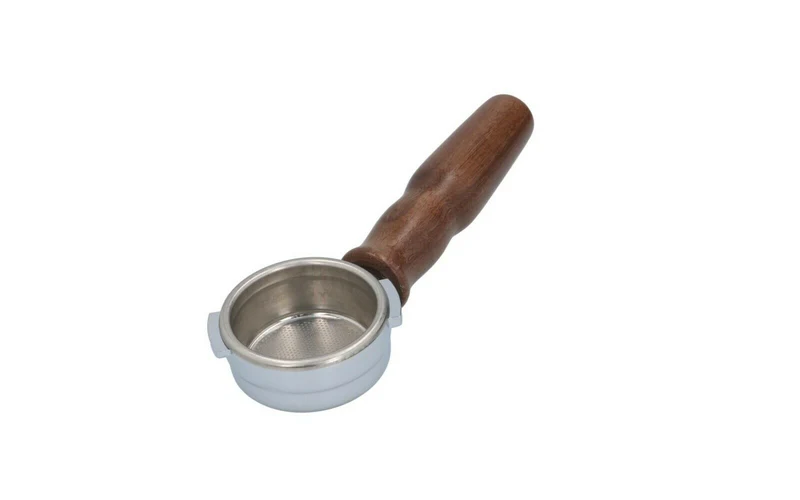 Bezzera Bottomless Portafilter Filterholder Espresso Wood Handle with 21g basket