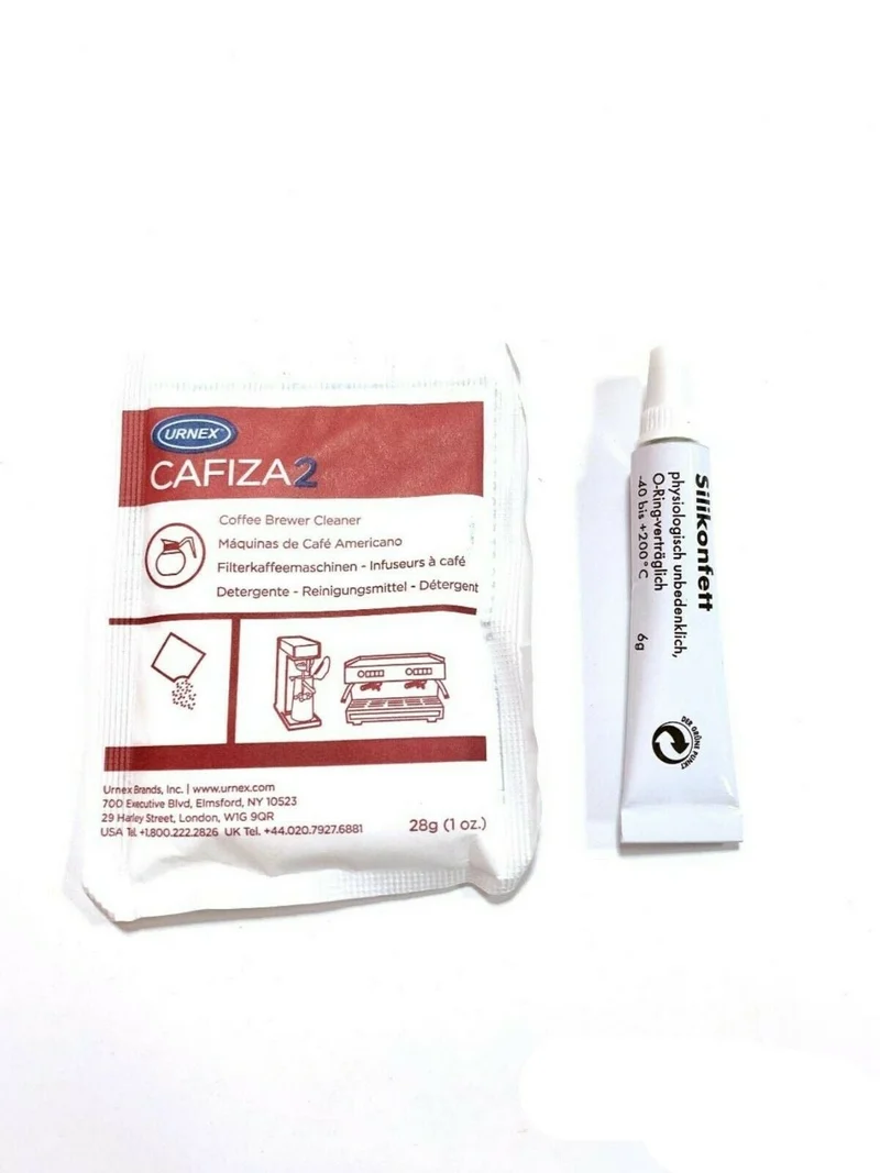 Coffee Machine Maintenance Set Kit With 1 x Urnex Cafiza 2 & 1 x Silicon Grease