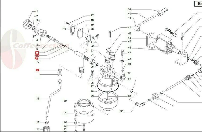 Saeco Parts Starbucks Barista SIN006 Steam Valve Repair Kit Set for Via Venezia