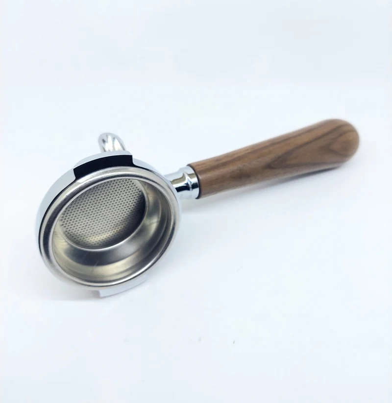 Expobar Walnut Portafilter Filterholder Espresso Handle E61 58mm 14g basket