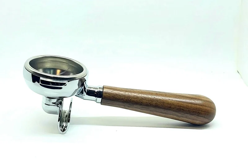 Rocket Walnut Portafilter Filterholder Espresso Handle E61 58mm 14g basket