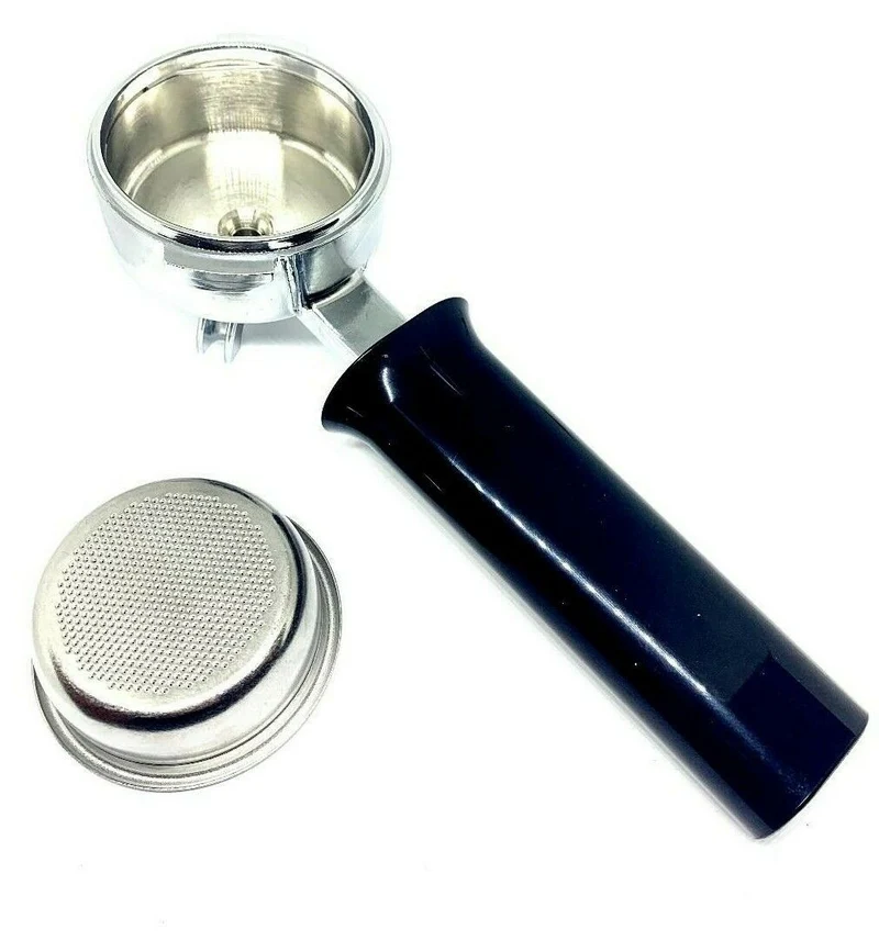 Gaggia Classic Portafilter Filterholder with OEM Handle and Double Basket
